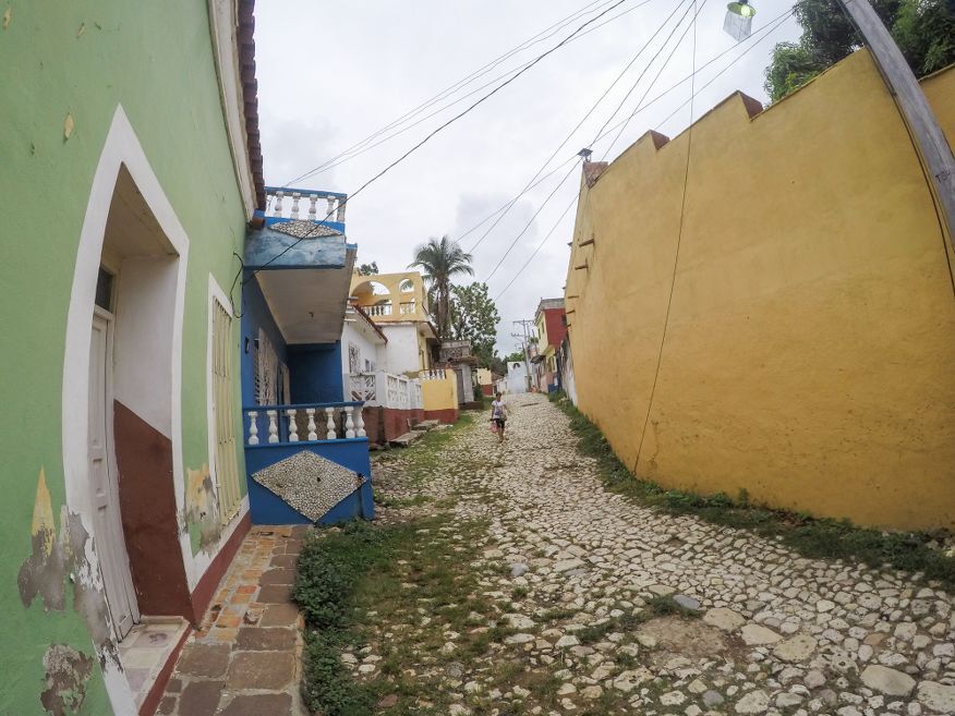 Walk through some cute streets on your way to Radio Tower Walk Trinidad Cuba