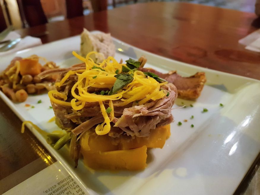 Pork Belly Dish at La Redaccion Restaurant Trinidad Cuba