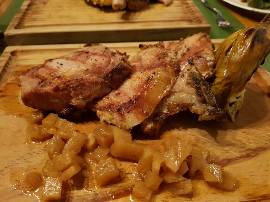 BBQ Pork with Pineapple at La Terraza Restaurant